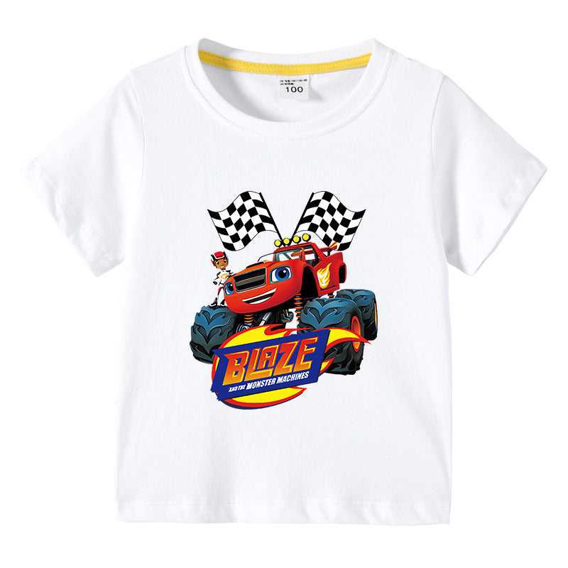 Children's summer clothing short sleeved T-shirt for men and women