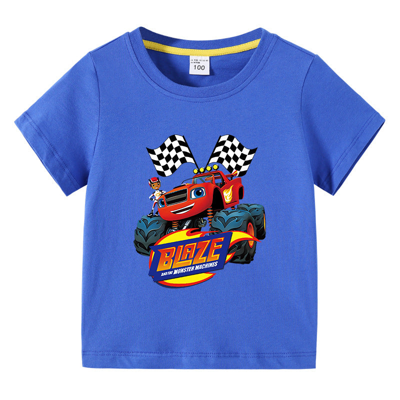 Children's summer clothing short sleeved T-shirt for men and women