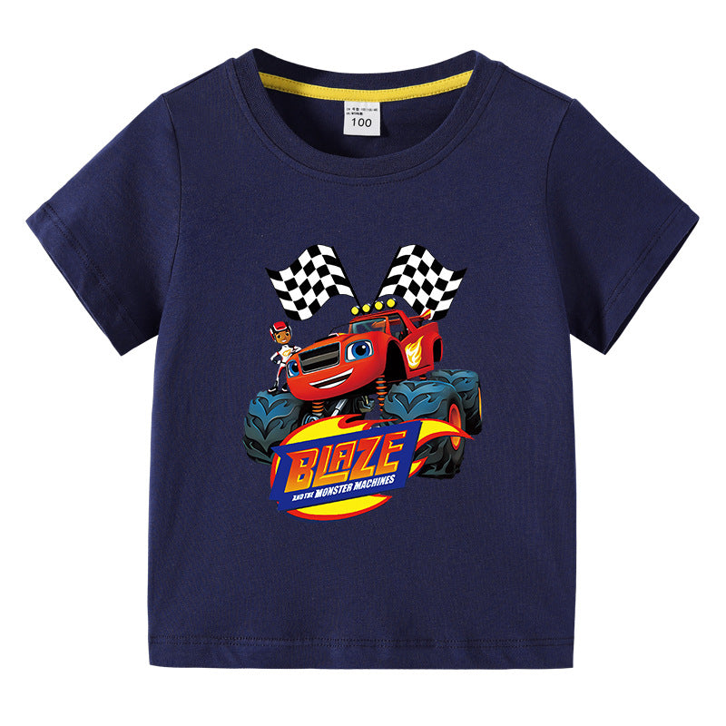 Children's summer clothing short sleeved T-shirt for men and women