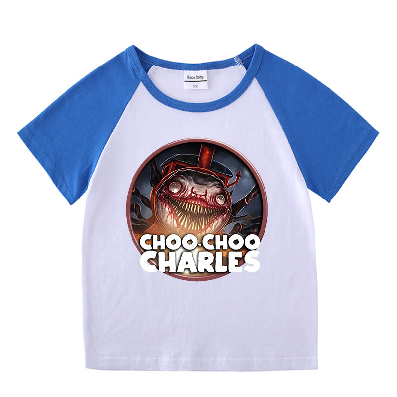 Children's summer clothing short sleeved T-shirt for men and women