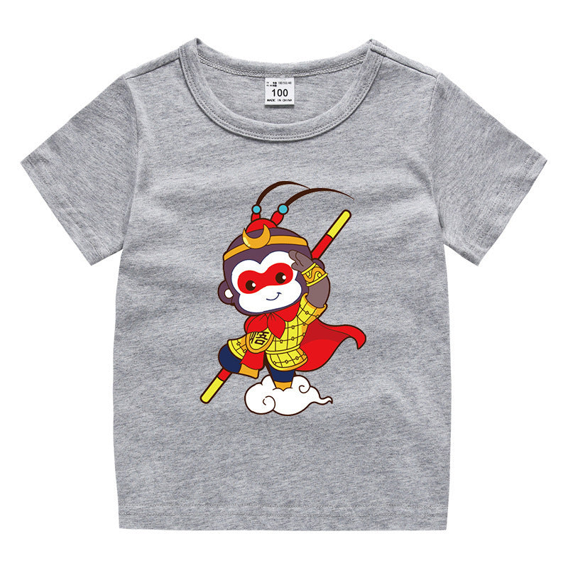 Children's summer clothing short sleeved T-shirt for men and women