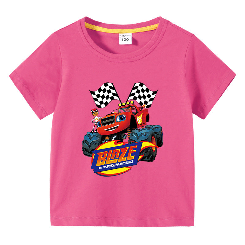 Children's summer clothing short sleeved T-shirt for men and women