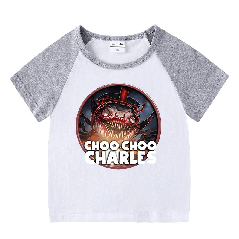 Children's summer clothing short sleeved T-shirt for men and women