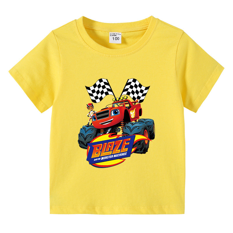 Children's summer clothing short sleeved T-shirt for men and women