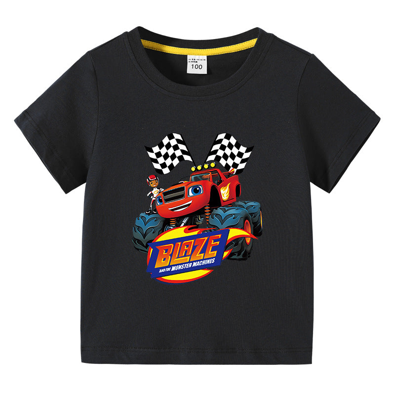 Children's summer clothing short sleeved T-shirt for men and women