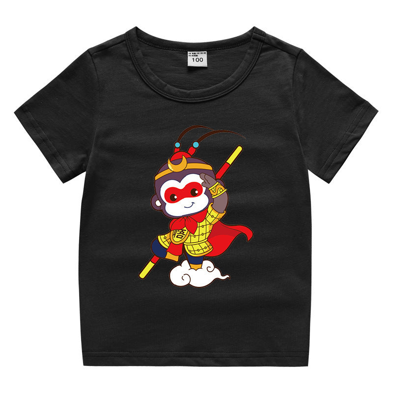 Children's summer clothing short sleeved T-shirt for men and women