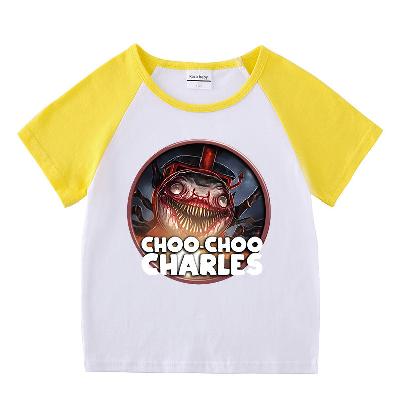Children's summer clothing short sleeved T-shirt for men and women