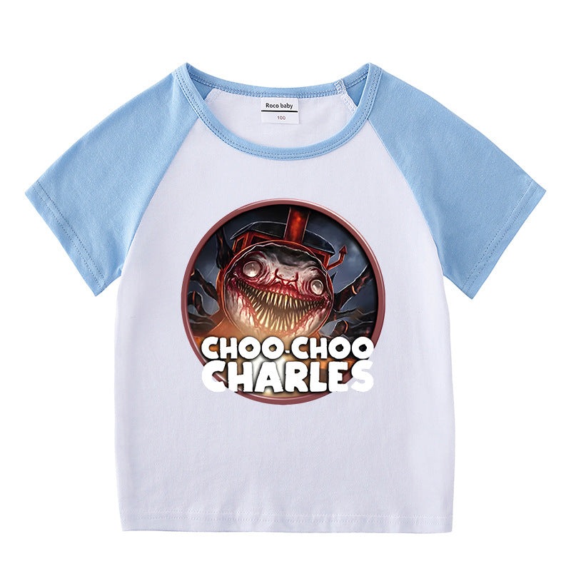 Children's summer clothing short sleeved T-shirt for men and women