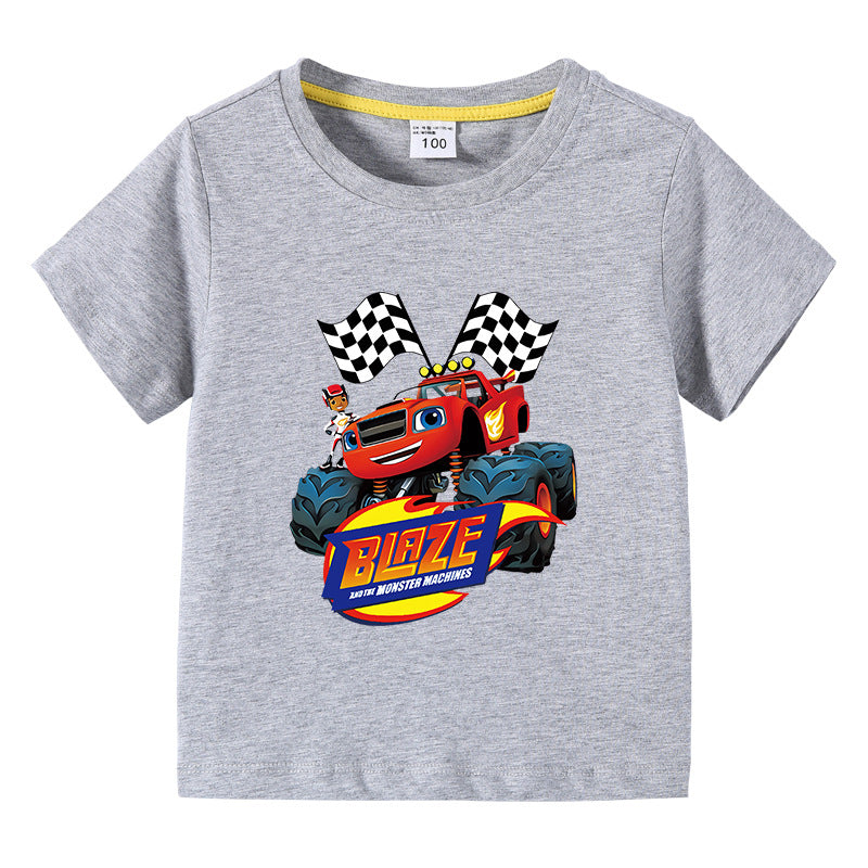 Children's summer clothing short sleeved T-shirt for men and women