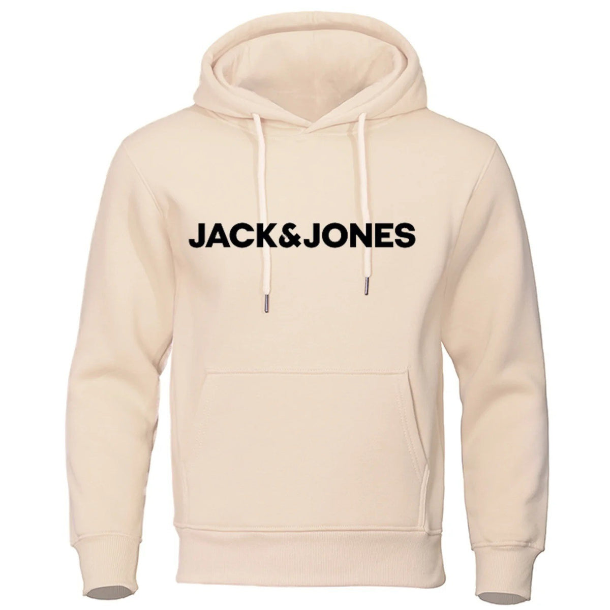Hooded Printed Sweatshirt Men Fleece Warm Jacket Casual Hoodie Clothing