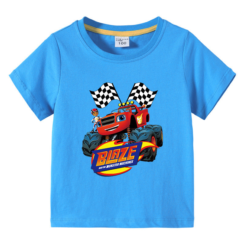 Children's summer clothing short sleeved T-shirt for men and women