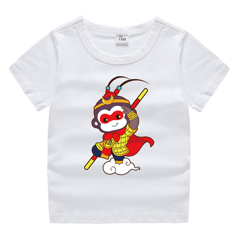 Children's summer clothing short sleeved T-shirt for men and women