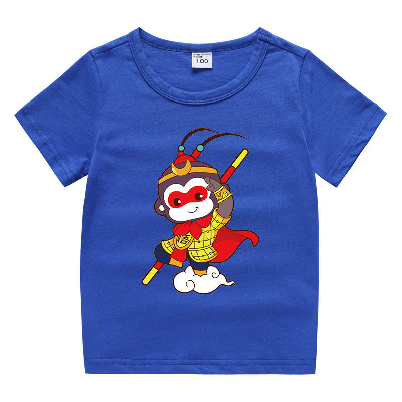Children's summer clothing short sleeved T-shirt for men and women