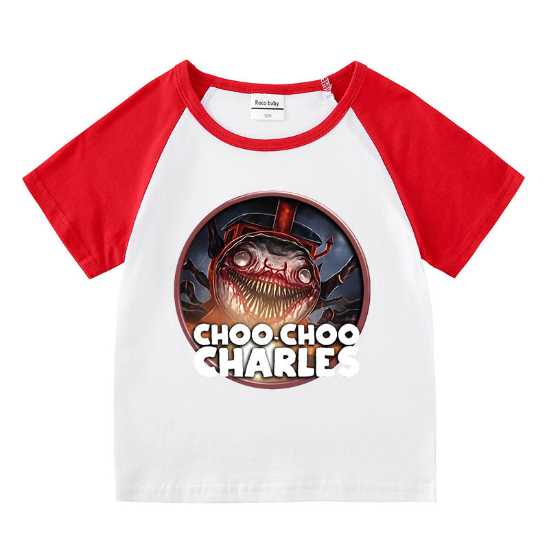 Children's summer clothing short sleeved T-shirt for men and women